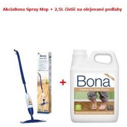 Bona Spray Mop a čistič náplň na olejované podlahy  2,5L - akcia 2v1